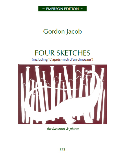 JACOB G. - SKETCHES (4) - FAGOT Y PIANO -