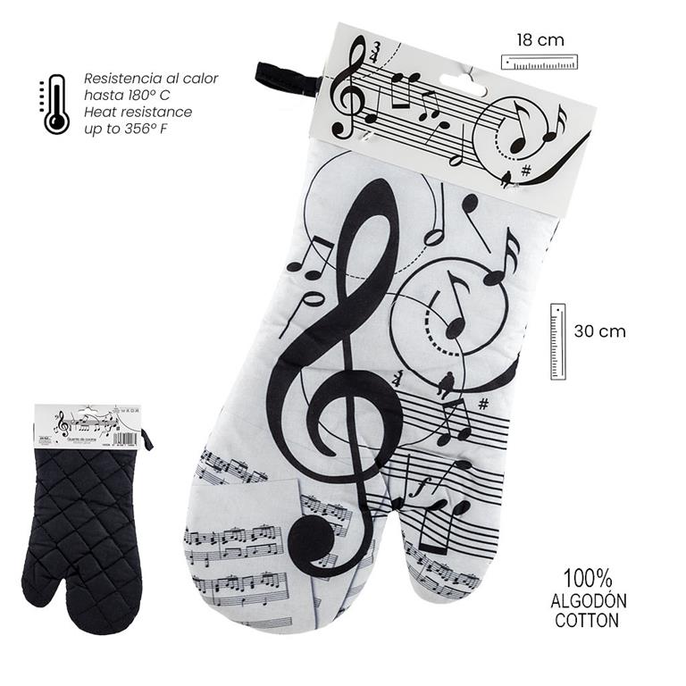 REGALO - GUANTE COCINA MUSICA