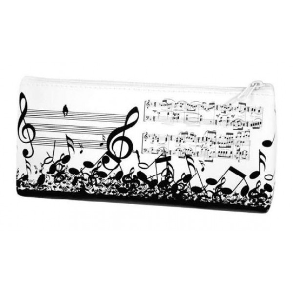 REGALO - NECESER CON MOTIVOS MUSICALES (19cm)