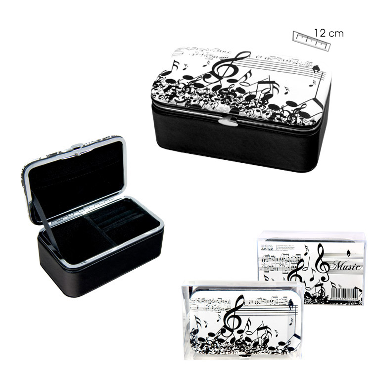 REGALO - JOYERO CON MOTIVOS MUSICALES (TAMAÑO GRANDE)