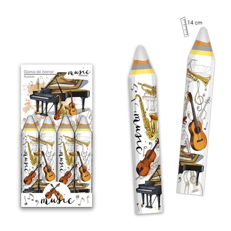REGALO. - GOMA DE BORRAR EN FORMA DE LAPIZ INSTRUMENTOS