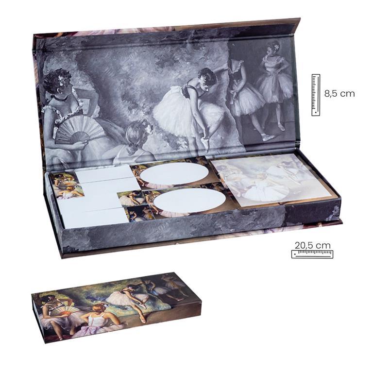 REGALO - CAJA PARA POST IT BALLET BAILARINAS