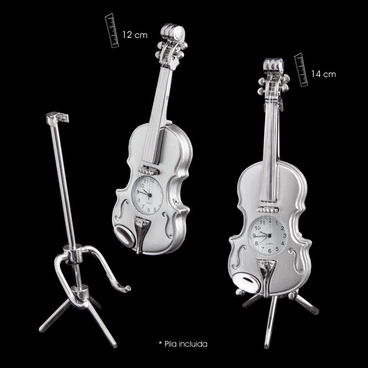 REGALO - MINIATURA VIOLIN CON RELOJ