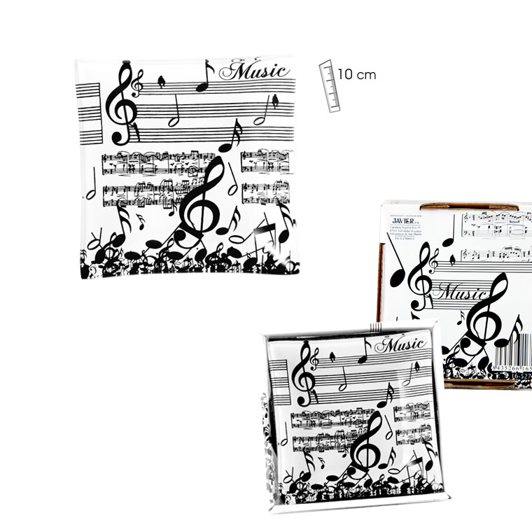 REGALO - CENICERO CON MOTIVOS MUSICALES