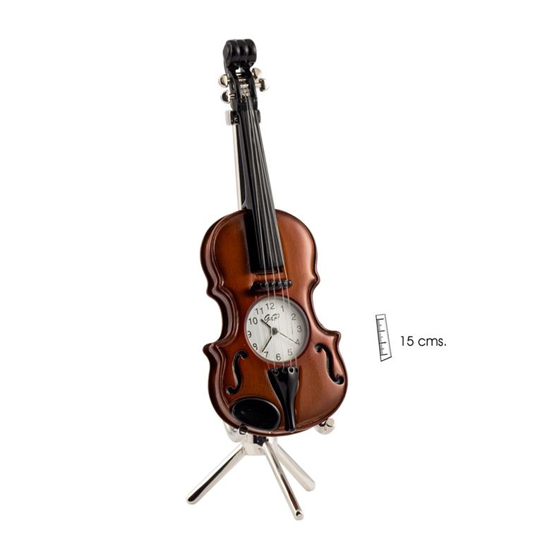 REGALO - RELOJ VIOLIN CON SOPORTE
