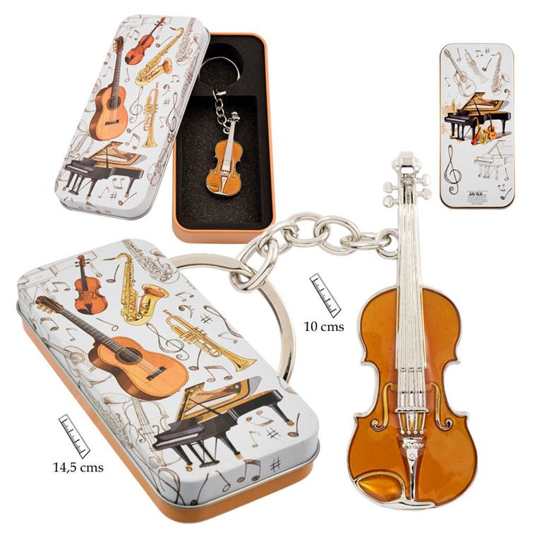 REGALO -LLAVERO LATA VIOLIN