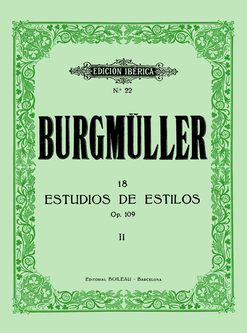 BURGMULLER F. - ESTUDIOS (18) - OP.109