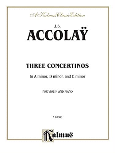 ACCOLAY J.B. - CONCERTINOS (3) -