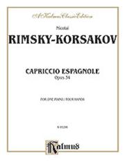 RIMSKY KORSAKOFF N. - CAPRICCIO SPAGNOLE PIANO 4 MANOS
