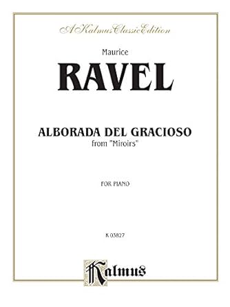 RAVEL M. - ALBORADA DEL GRACIOSO DE MIROIRS (Ed antigua)