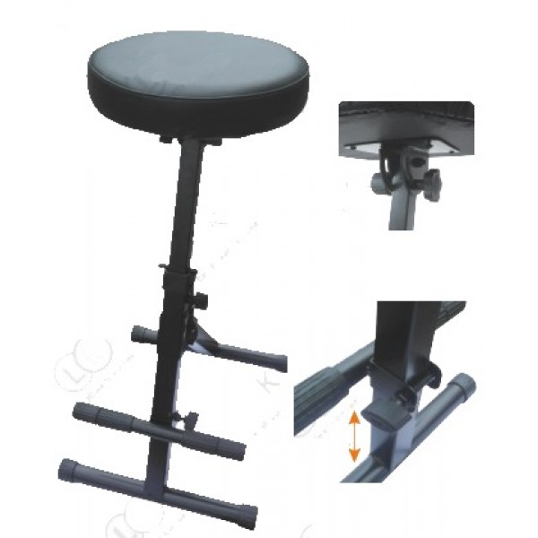 BANQUETA TECLADO PERCUSION REDONDA KEB009