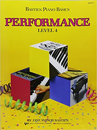 BASTIEN J. - PIANO BASICO  PERFORMANCE V.4 - (INGLES) WP214