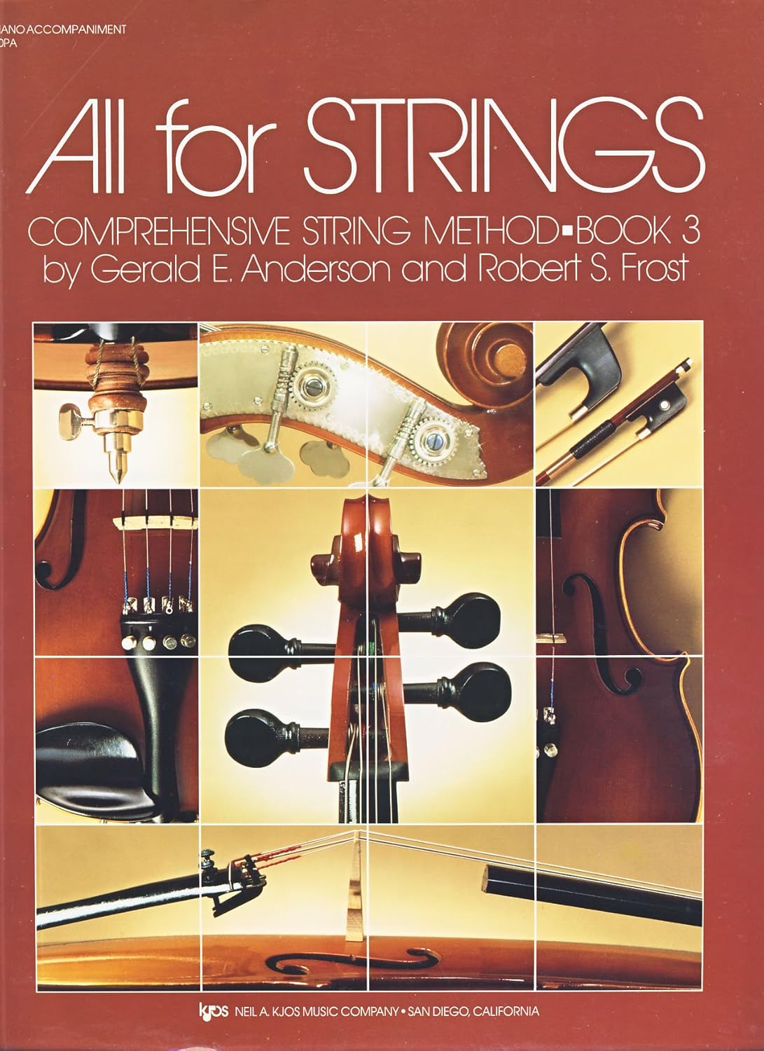ANDERSON /FROST -All for Strings: Acompañamiento de Piano Vol.3