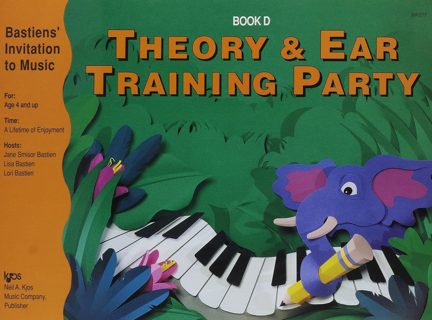 BASTIEN J .-Theory & Ear Training Party Book D (PIANO) WP277