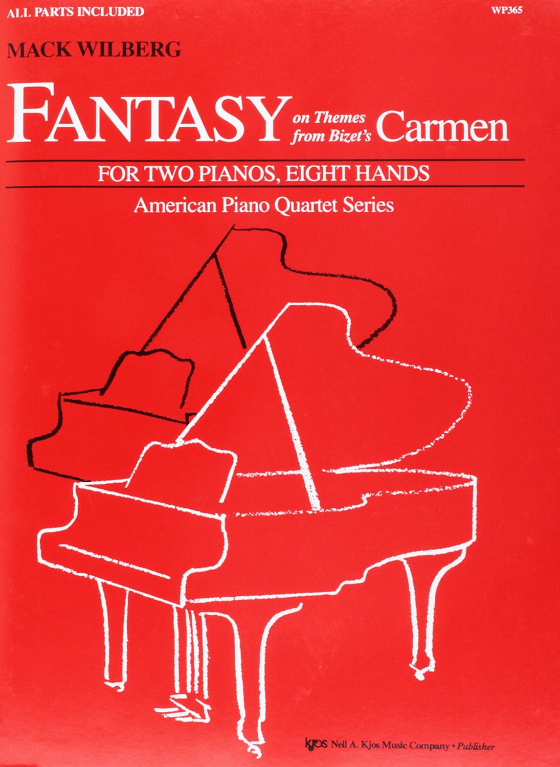 M.Wilberg -Fantasy on Themes From Bizet 's Carmen: (2P/8HANS)