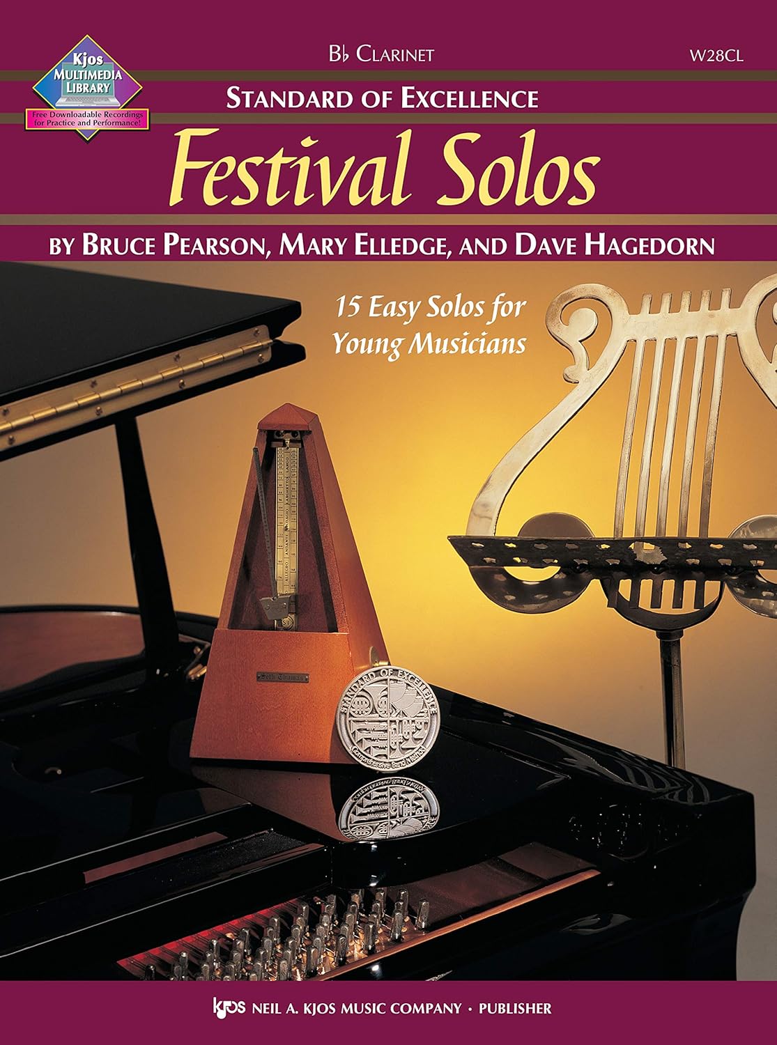 B.PEARSON -  Festival Solos Book/CD - Clarinet