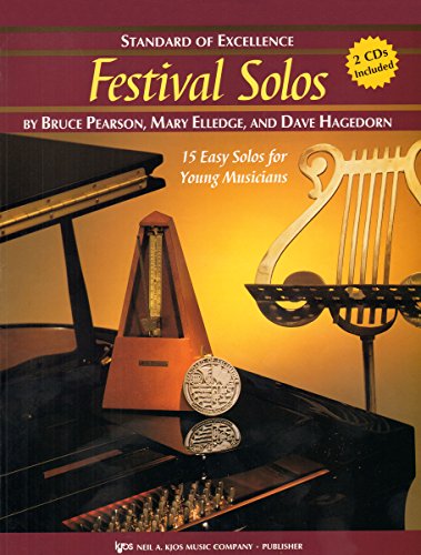 B.PEARSON - Festival Solos Book/CD - Tenor Saxophone