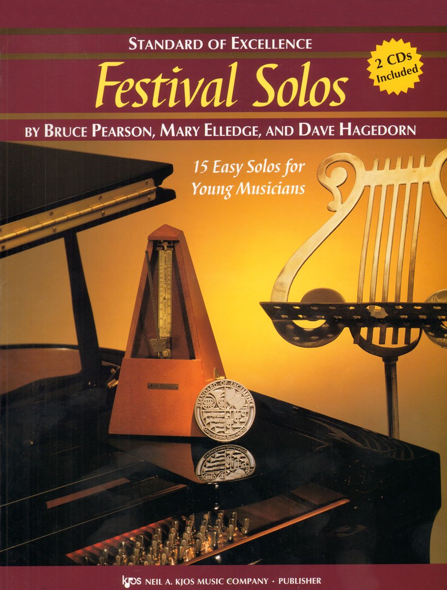 B.PEARSON -  Festival Solos Book/CD - Tuba