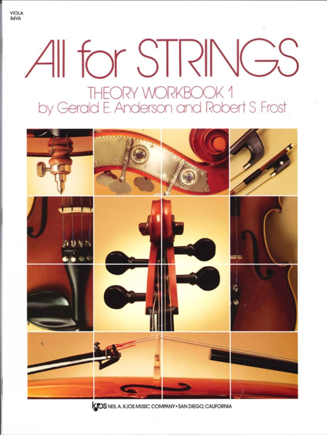 ANDERSON - ALL FOR STRINGS THEORY WORKBOOK V.1 VIOLA