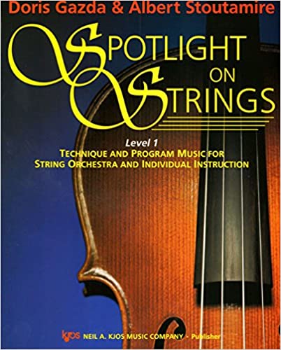 GAZDA/STOUTAMINE - SPOTLIGHT ON STRINGS V.1 VIOLIN
