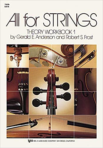 ANDERSON - ALL FOR STRINGS THEORY WORKBOOK V.1  (VIOLIN) 84VN