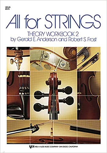 ANDERSON - ALL FOR STRINGS THEORY WORKBOOK V.2 - (VIOLIN)