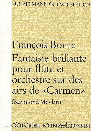 BORNE F. - FANTASIA DE CARMEN DE BIZET -FLAUTA Y ORQUESTA