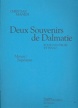 C.MANEN - 2 souvenirs de dalmatie ( oboe/ piano)