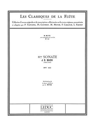 BACH J.S. - SONATA MI Nº 6 (ARR.MOYSE)