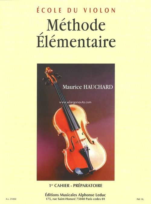 HAUCHARD M. - METODO ELEMENTAL DE VIOLIN V.1