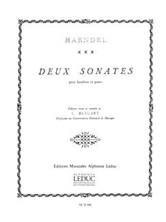 HANDEL G.F. - SONATAS (2) OBOE Y PIANO