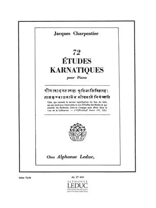 CHARPENTIER J. - ESTUDIOS KARNATICOS (72) (6º CICLO) -