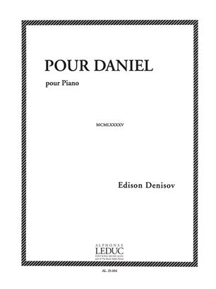 DENISOV E. - POUR DANIEL -