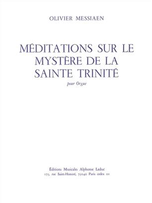 MESSIAEN O. - MEDITIATION SUR LE MYSTERE DE LA SANTE TRINITE