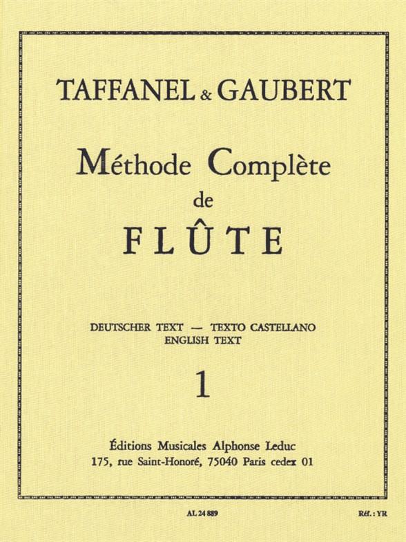 TAFFANEL- GAUBERT - METODO FLAUTA V.1