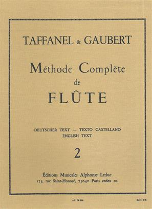 TAFFANEL- GAUBERT - METODO FLAUTA V.2
