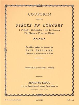 COUPERIN/BAZELAIRE - PIEZAS EN CONCIERTO CH/CUERDAS