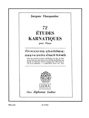 CHARPENTIER J. - ESTUDIOS KARNATICOS (72) (8º CICLO) -