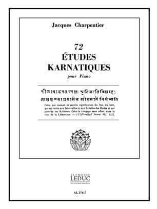 CHARPENTIER J. - ESTUDIOS KARNATICOS (72) (9º CICLO) -