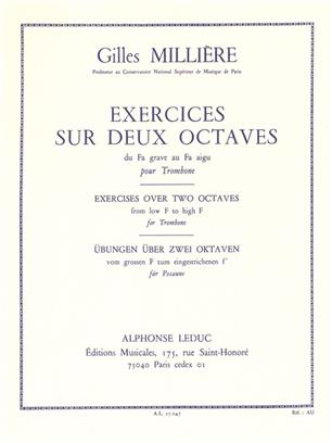 MILLIERE G.- EJERCICIOS SOBRE DOS OCTAVAS FA GRAVE A FA TROMBON