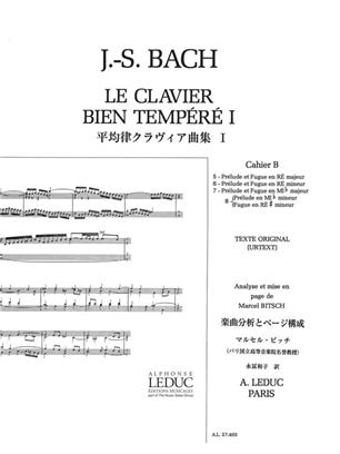 BACH J.S. - CLAVE BIEN TEMPERADO V.1B (ED.BITCH)