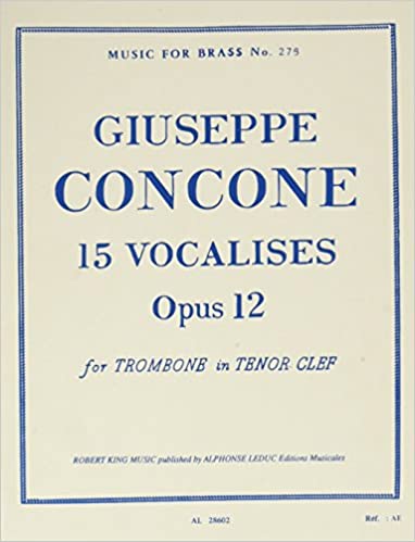 CONCONE/CRAMER - VOCALISES (15) OP.22