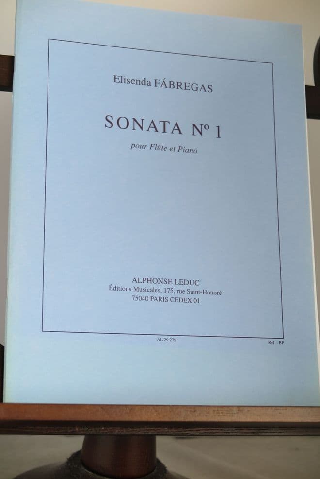 FABREGAS E. - SONATA Nº 1 FLAUTA Y PIANO