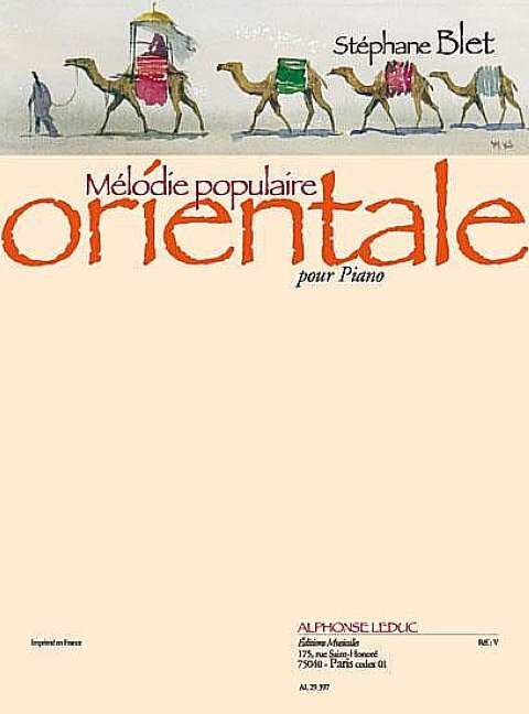 BLET S. - MELODIA POPULAR ORIENTALE  (PIANO)