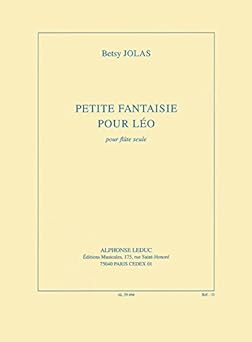 JOLAS B. - PEQUEÑA FANTASIA PARA LEO (FLAUTA)