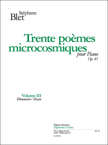 BLET S. - POEMAS MICROCOSMICOS(30) OP.41 PIANO