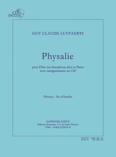 LUYPAERTS G.C. - PHYSALIE (FLAUTA o SAXOFON Y PIANO) +CD