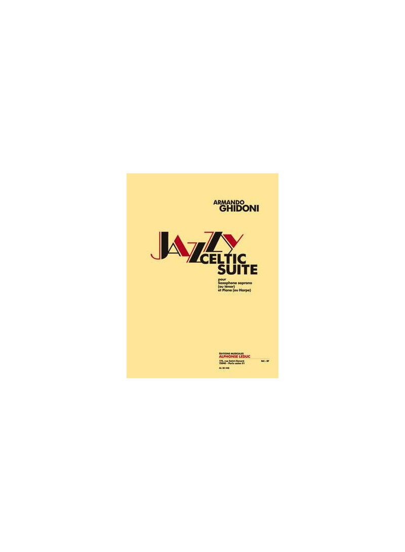 GHIDONI A. - JAZZ Y SUITE CELTA (SAX SIb Y PIANO O ARPA)