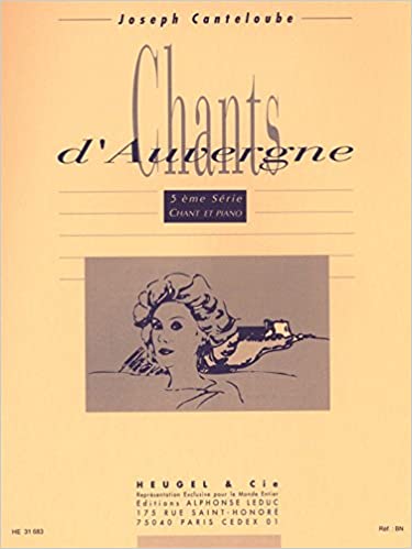 CANTELOUBE J. - D´AUVERGNE Vº 5 (CANTO/P)