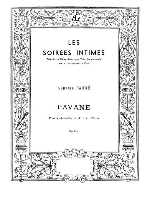 FAURE G. - PAVANA - OP.50